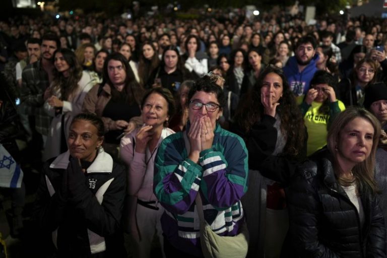 ‘Everybody is crying’: Israelis rejoice as 3 hostages returned after more than 470 days in Gaza