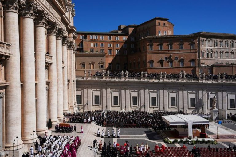 Trump, Julian Assange and 250,000 others. Who was at Pope Francis’ funeral?