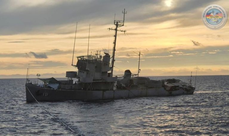 World War II-era target ship prematurely sinks before US and Philippine forces can use in drills